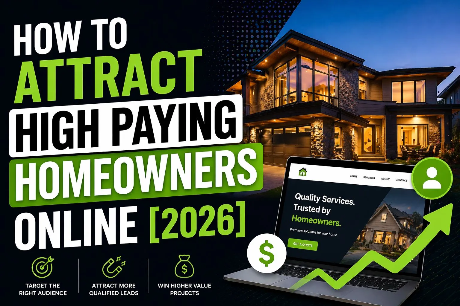 How to Attract High Paying Homeowners Online [2026]