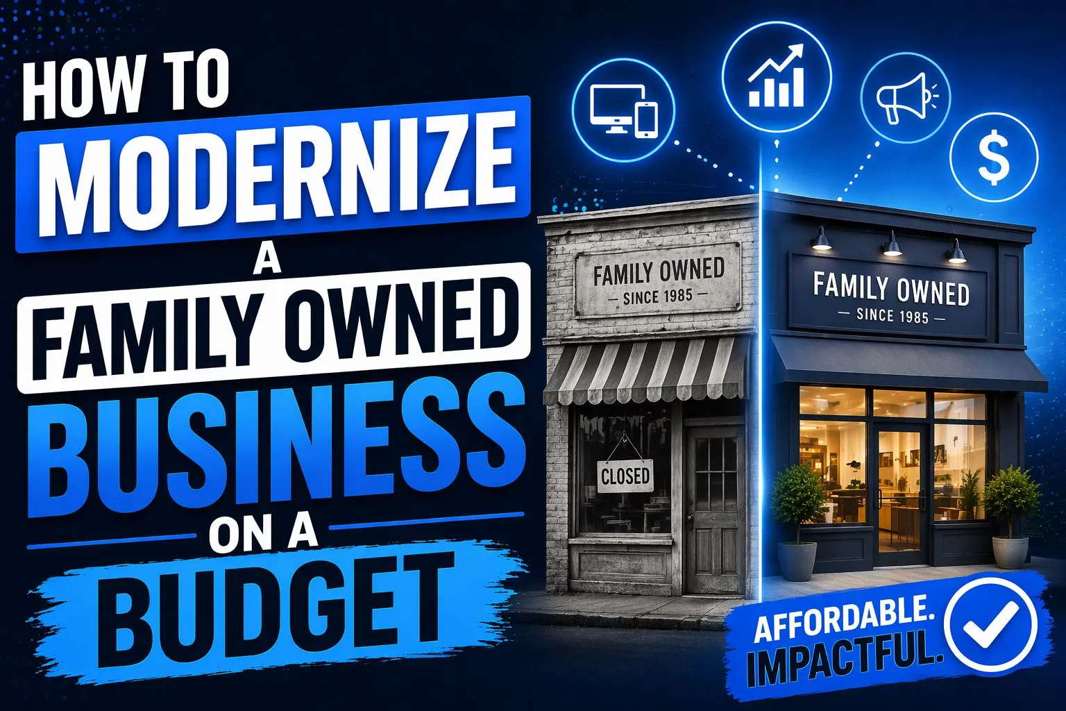 How to Modernize a Family Owned Business on a Budget