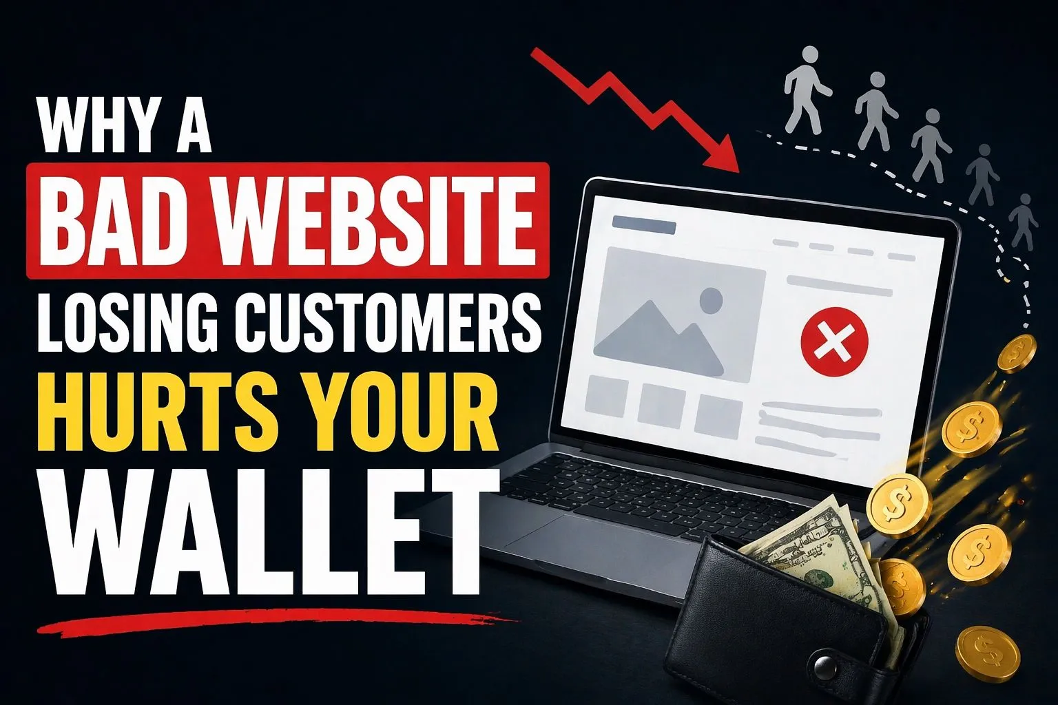 Why A Bad Website Losing Customers Hurts Your Wallet [2026]