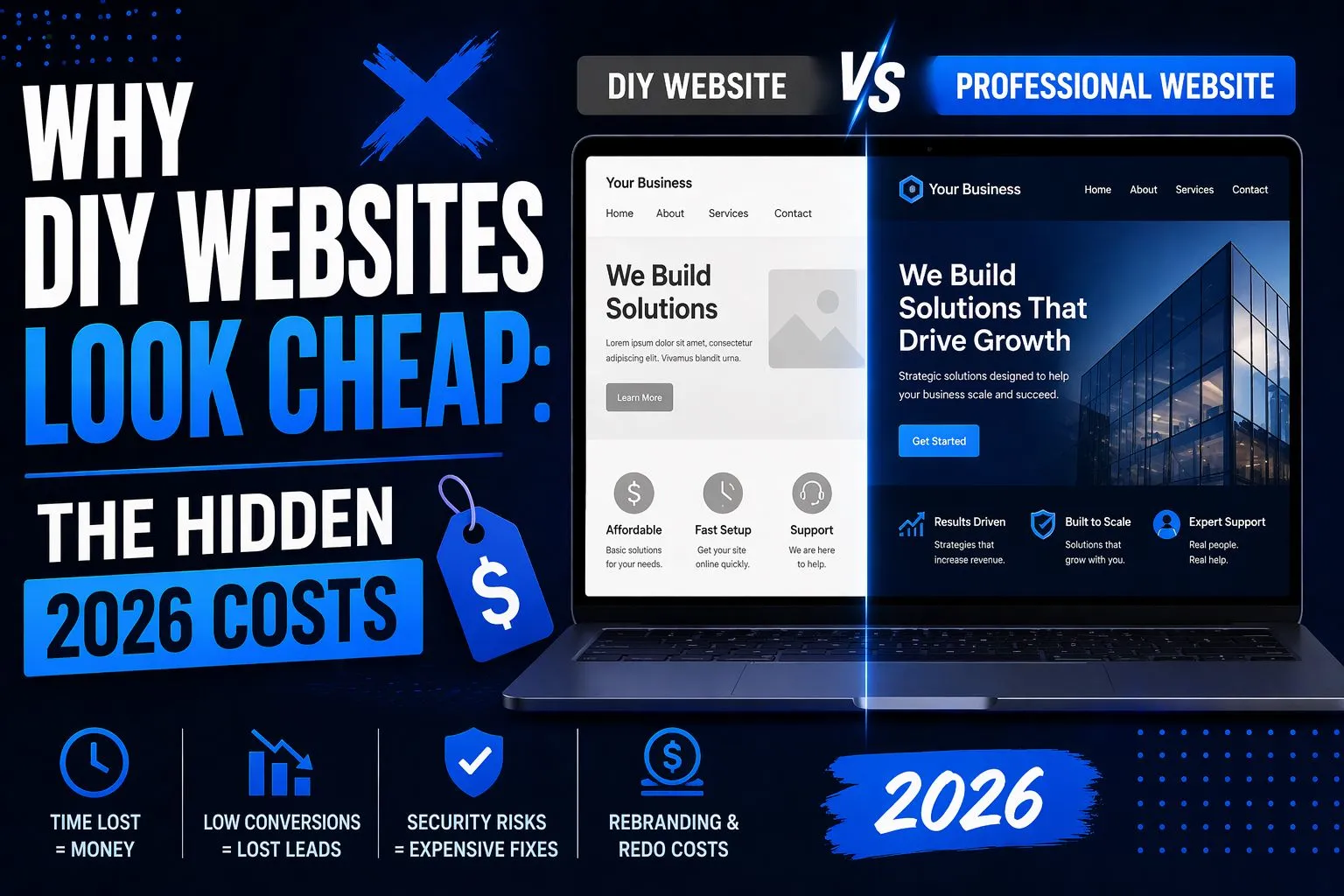 Why DIY Websites Look Cheap: The Hidden 2026 Costs